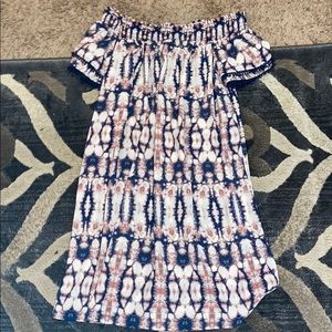 Off the shoulder dress